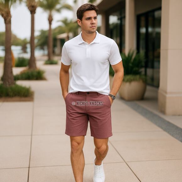 O'Neill Reserve Hybrid Water Shorts Port Red Stretch Swim Trunks Size 30 - Picture 10 of 12